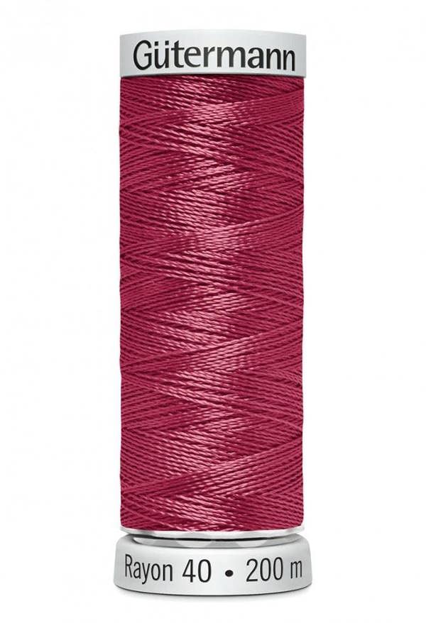 Gutermann No 40 Sulky Rayon Embroidery Thread 200m Rayon Thread Suitable For Embroidery
