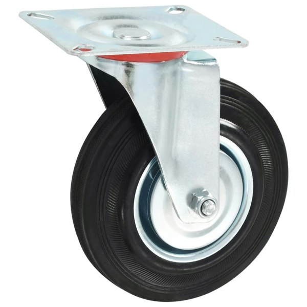 Berkfield 12 pcs Swivel Casters 125 mm