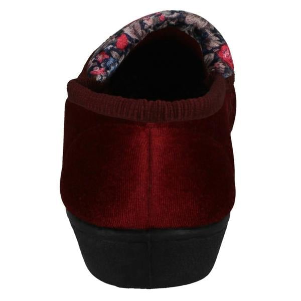 Spot On Ladies Spot On Floral Pattern Slippers