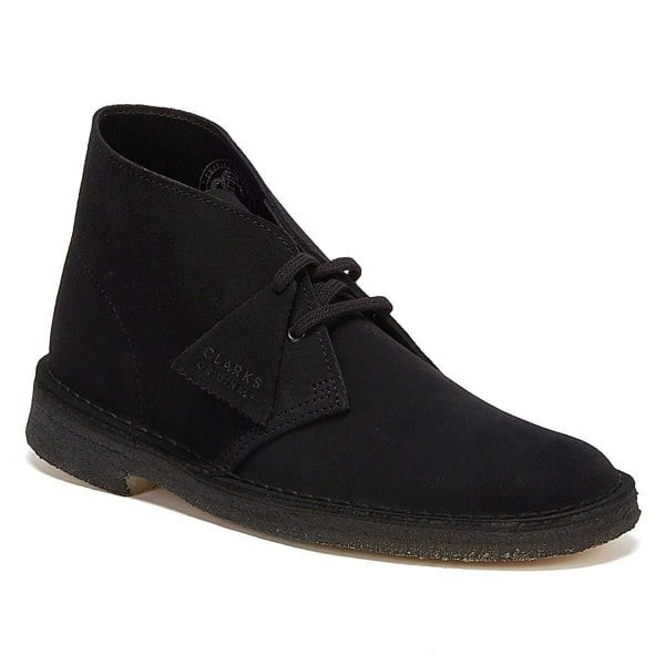 Clarks Originals 26155480 Men's Desert Boots Black Suede