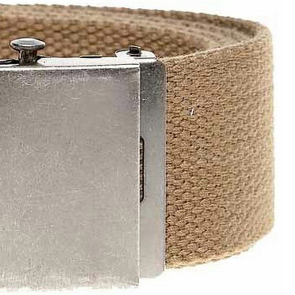 Duke Mens D555 Edward Webbing Waist Belt - Khaki