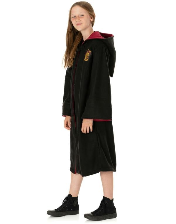 Harry Potter Unisex Kids Black Hogwarts House Crest Gown