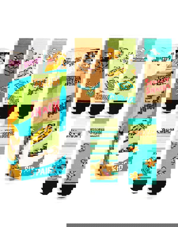 Scooby Doo Unisex Kids Multicoloured Character Calf Socks Set of 5