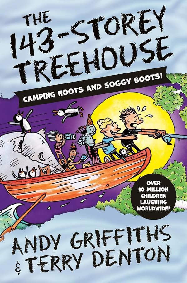 The Treehouse Storey Series 4 Books Collection Set (Books 10-13) by Andy Griffiths & Terry Denton - 130 Storey, 143 Storey, 156 Storey, 169 Storey