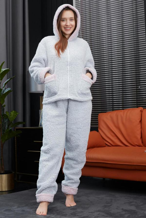 Snow Fleece PJ Lounge Set