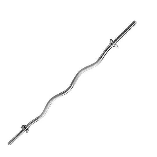 Havendro EZ Curl Spinlock Barbell Weightlifting Bar Gym Weight Lifting