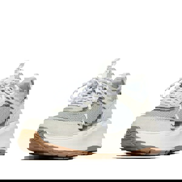 FitFlop F-MODE  SUEDE/KNIT Womens Trainers Urban White/French Grey