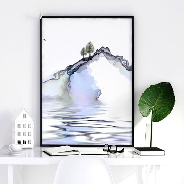 Wall art for office | set of 3 framed wall art