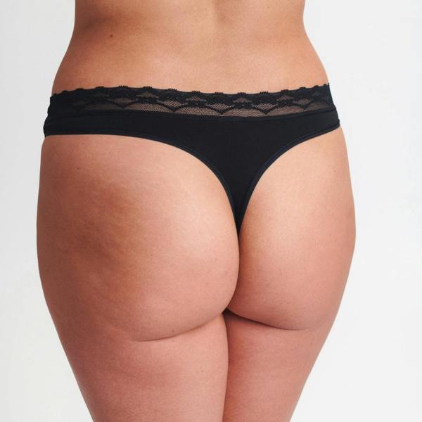 ELLE Multi Pack (5) Lace Waist Thongs