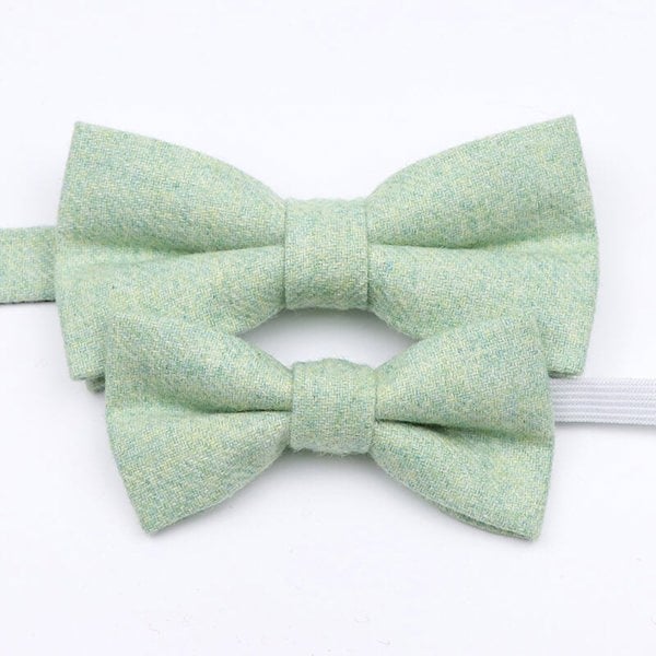 Mr Townsend Suits Mr and Master Cashmere Wool Bow Tie Sets