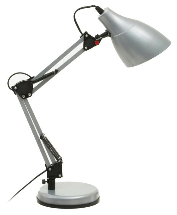 Finley Silver Desk Lamp