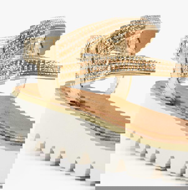 Heavenly Feet FRESCO Womens Sandals Gold