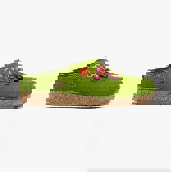 Haflinger KANON Womens Slippers Green