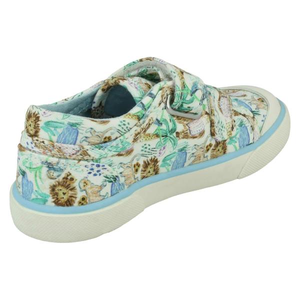 Start-rite Boys Startrite Casual Hook And Loop Canvas Shoes Escape