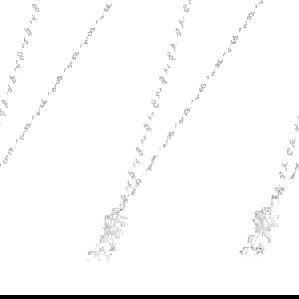 English Bulldog Silver Necklace - Personalised - MYLEE London