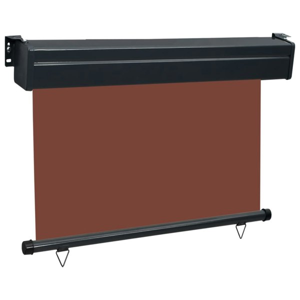 Berkfield Balcony Side Awning 105x250 cm Brown