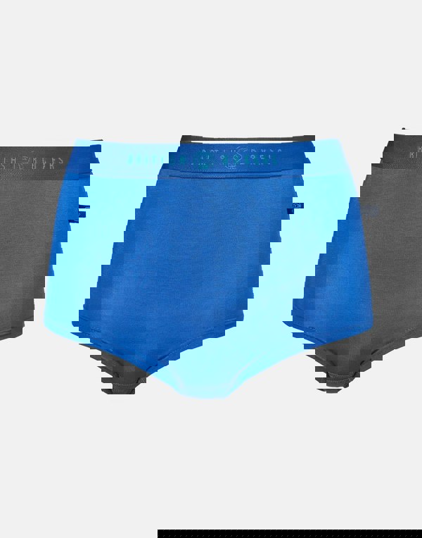 British Boxers Multipack 4 Pairs of Bamboo Hipster Boxer Briefs – Seagreen