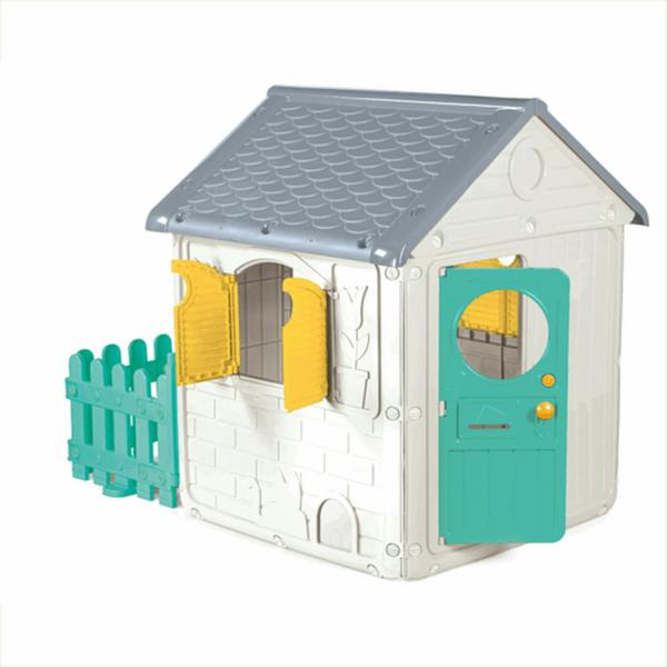 My First House with Fence - White