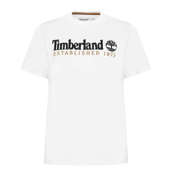 Timberland Mens Heritage Cotton T-Shirt - White - 