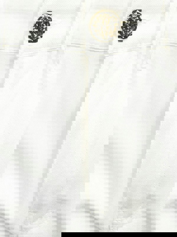 Roberto Cavalli Girls & Leopard Gabardine Trousers