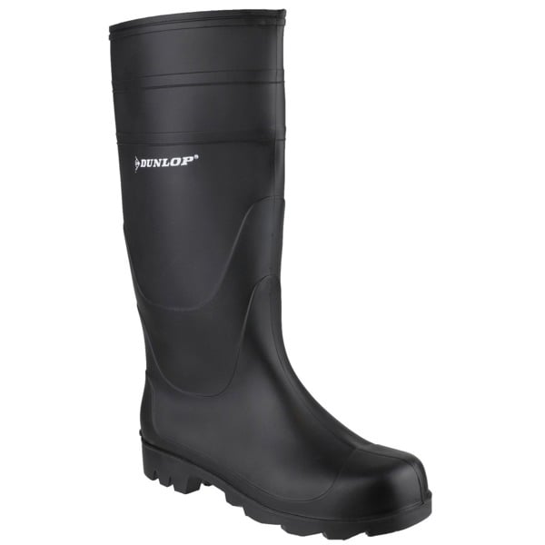 Dunlop Universal PVC Welly / Mens Wellington Boots - Black