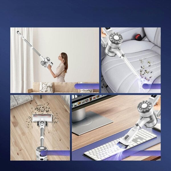 Teendow Cordless handheld vacuum cleaner, with 180W, 13KPa suction power and 900ml dust container