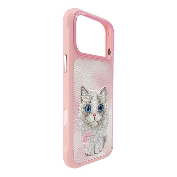 Nimmy Friends Nimmy Big Eye Cute Pet Ragdoll Cat Case with MagSafe for iPhone 17 Pro Max 6.9" Pink - N-XDY-IP17-PRO-MAX-07-D