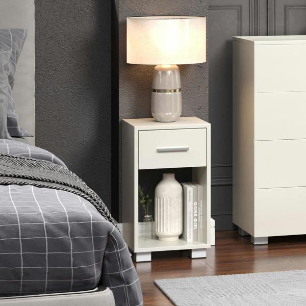 Core Products Lido 1-Drawer Bedside Cabinet