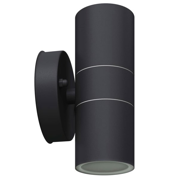 Berkfield Outdoor LED Wall Lights 2 pcs Stainless Steel Up/Downwards