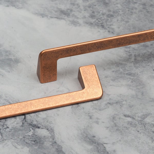 Handle & Home Antique Copper D Handles