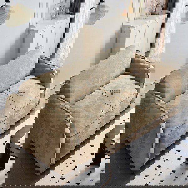 Ollie Two Seater Mini Sofa, Velvet-Rit Concept-Rit Concept