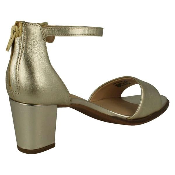 Clarks Ladies Clarks Heeled Strappy Sandals Kaylin60 2Part