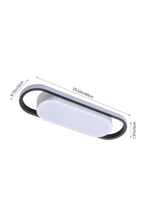 Living and Home Modern Rectangular LED Ceiling Light