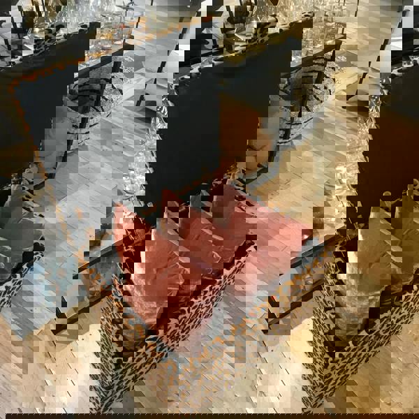 Premium deep buttoned velvet storage ottoman UK
