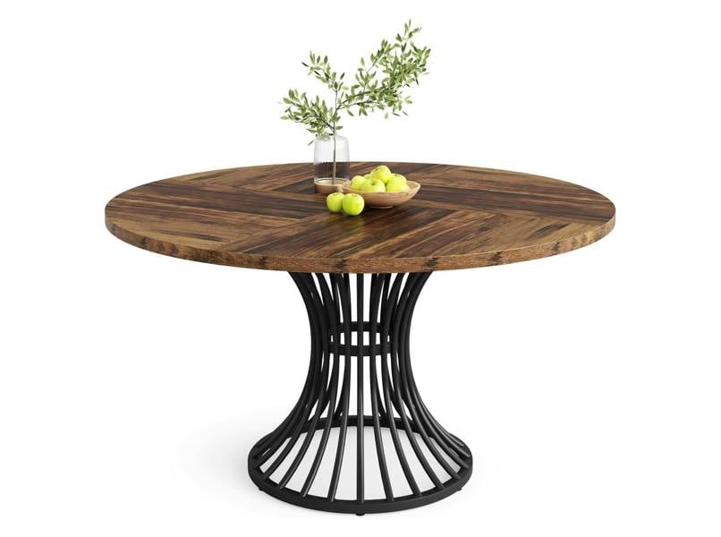 PHD Furniture AXIS Round Dining Table Ø120cm – Rustic Brown
