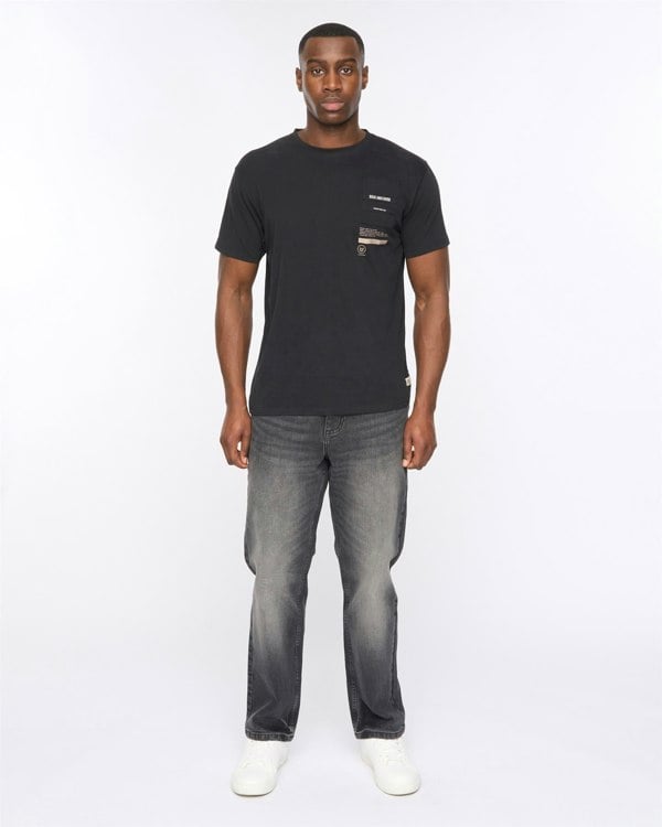 Duck and Cover Heningys T-Shirt Black