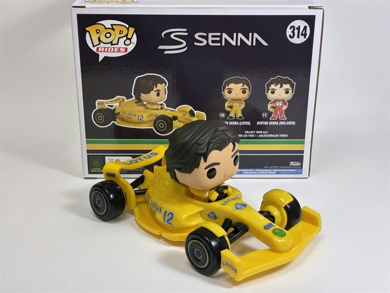 MCSlots Ayrton Senna and Lotus Car Formula 1 Funko Pop Rides 314