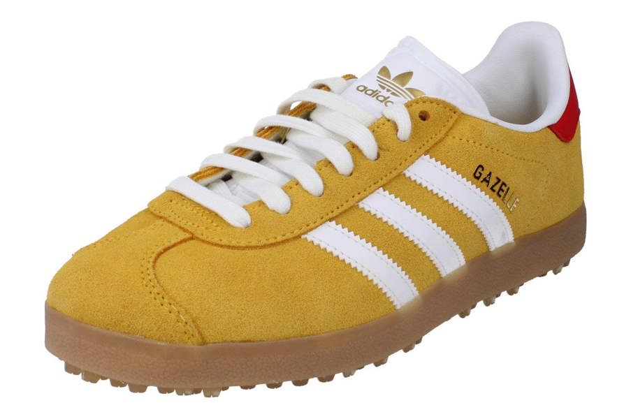 Adidas Gazelle Golf Mens Trainers Shoes  JS1896 - Yellow White Red JS1896 - Photo 0