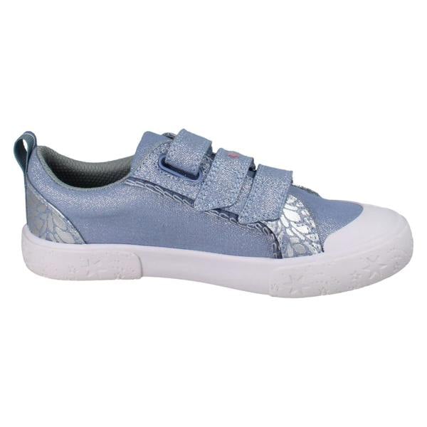 Clarks Girls Clarks Canvas Foxing Trim