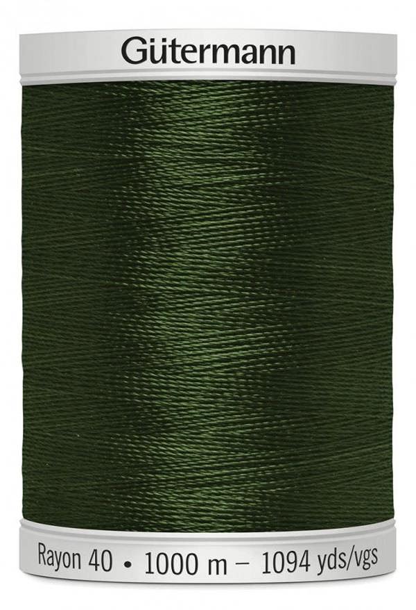 Gutermann No 40 Sulky Rayon Embroidery Thread 1000m Rayon Thread Suitable For Embroidery