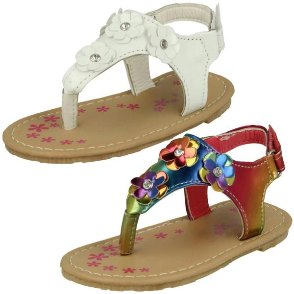 Spot On Girls Spot On Toe Post Summer Sandals