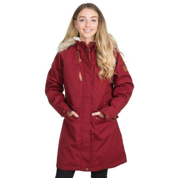 Trespass Womens/Ladies Faithful Waterproof Parka - Merlot - 