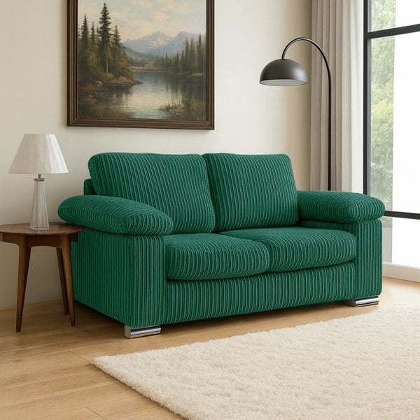 Furnishings For Less Delta Full Jumbo Cord 2 Seater Sofa