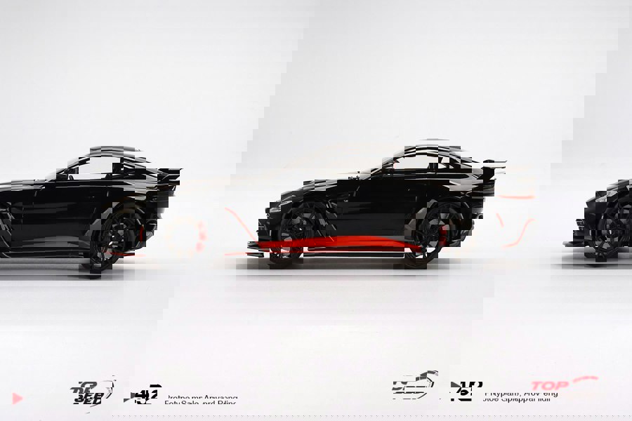 TSM Aston Martin V12 Vantage Jet Black 1:18 Scale TSM TS0452