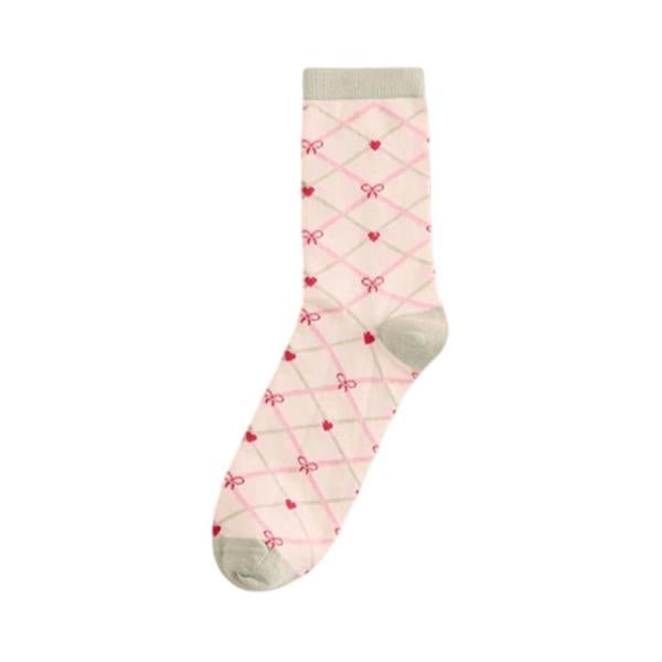 Cath Kidston Womens/Ladies Flowers Socks (Pack of 4) - Pink - 
