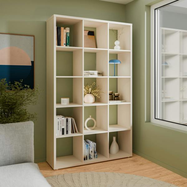 Furniture To Go Mauro 3x5 Storage Unit in Sand