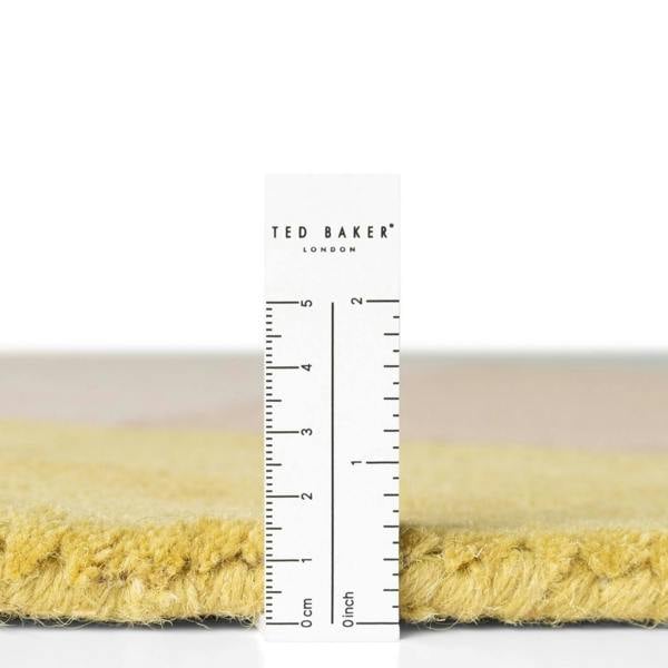 Ted Baker wool cream multicolour rug, shed-resistant, eco-friendly, sound-absorbing, hand-made rug.