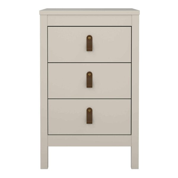 Wyld Haus Wildberry Cashmere Bedside Table 3 Drawers