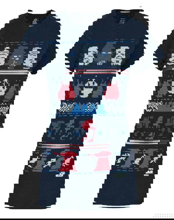 Star Wars Womens Blue Darth Vader Short Sleeved T-Shirt