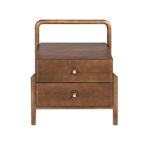 Angel Cerdá Walnut bedside table 7195